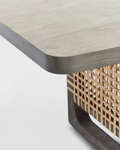 Interlude Home Osprey Dining Table With Leaf In Gray