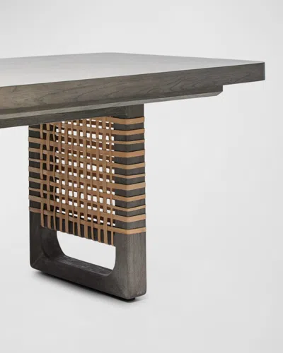 Interlude Home Osprey Dining Table With Leaf In Gray