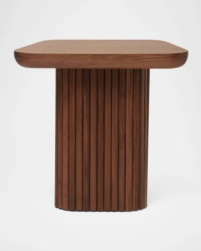 Interlude Home Carabelle Side Table, Walnut