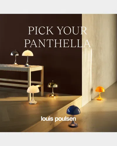 Louis Poulsen Panthella Portable Acrylic Table Lamp In Black