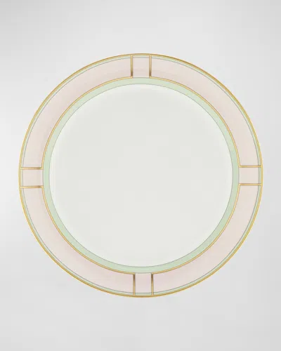 Ginori 1735 Porcelain Colonna Diva Rosa Soup Plate In Pink