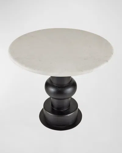 Arteriors Devito End Table In White