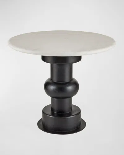 Arteriors Devito End Table In White