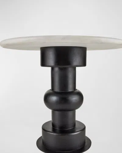 Arteriors Devito End Table In White