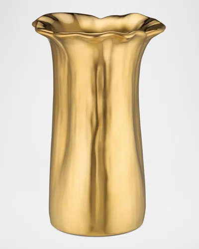 Aerin Valera Small Vase In Gold