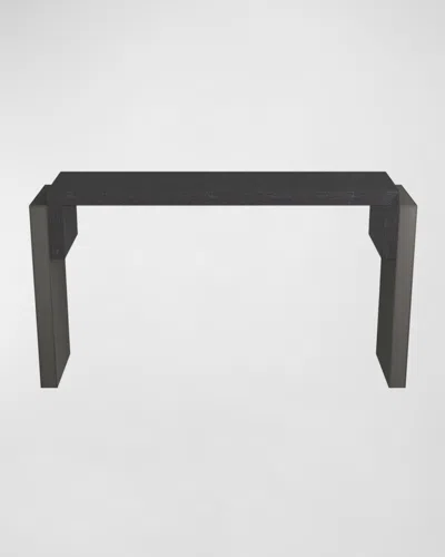 Arteriors Bernardo Console Table In Black