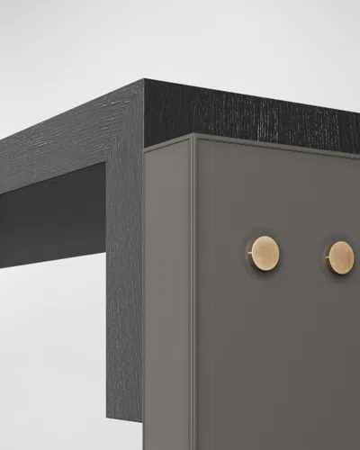 Arteriors Bernardo Console Table In Black