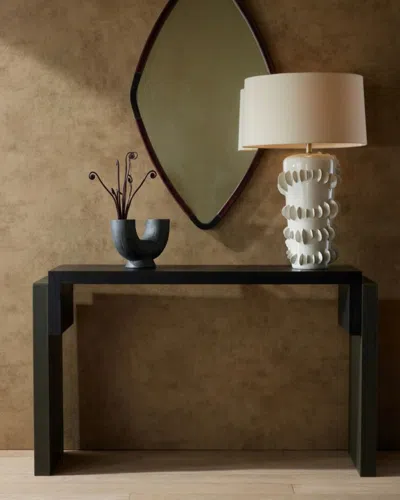Arteriors Bernardo Console Table In Black