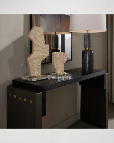 Arteriors Bernardo Console Table In Black