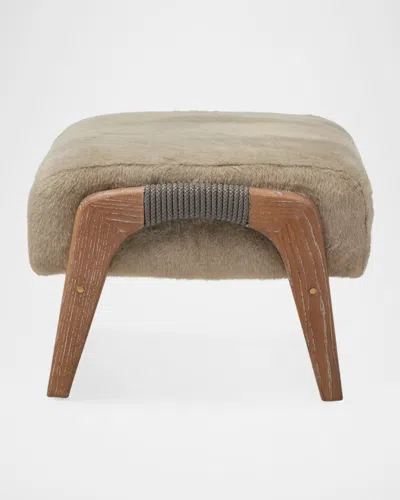 Interlude Home Dexter Ottoman In Multi