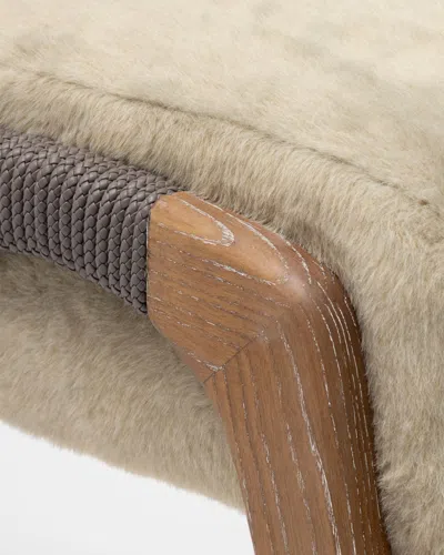 Interlude Home Dexter Ottoman In Multi