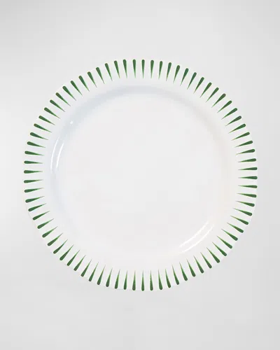 Juliska Sitio Stripe Dinner Plate In White
