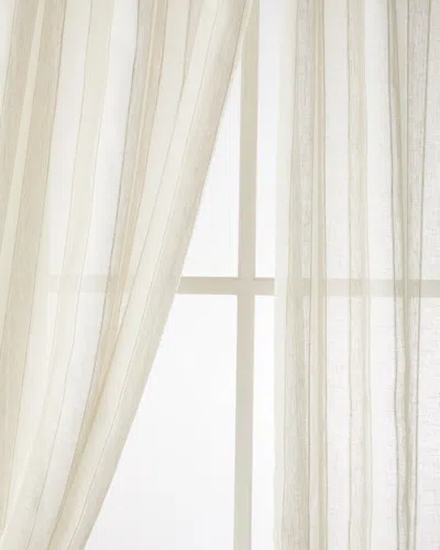 Home Silks Flutter Sheer Drapery Panel, 108"