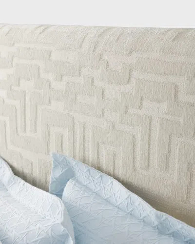 Massoud Arbone King Bed In Neutral
