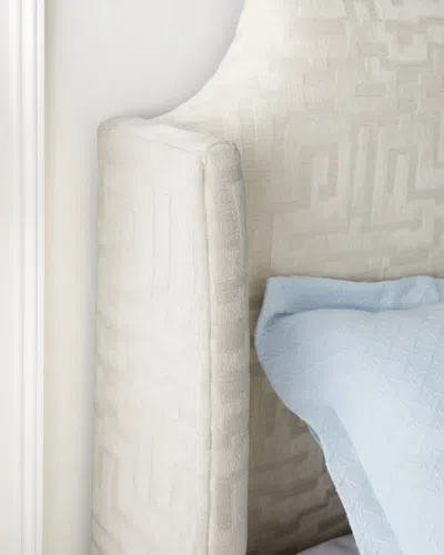 Massoud Arbone King Bed In Neutral