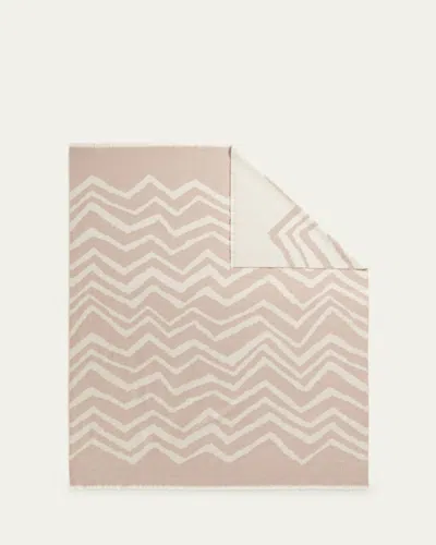Missoni Graffiti Virgin Wool Throw, 53" X 71" In White