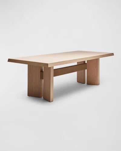 Interlude Home Lummus 94" Dining Table In Brown