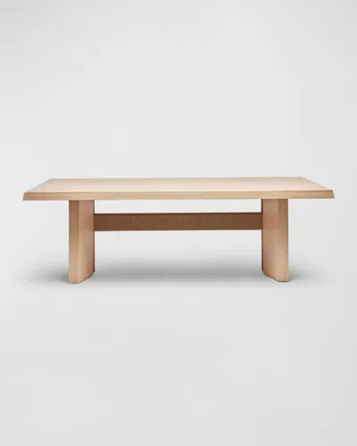 Interlude Home Lummus 94" Dining Table In Brown