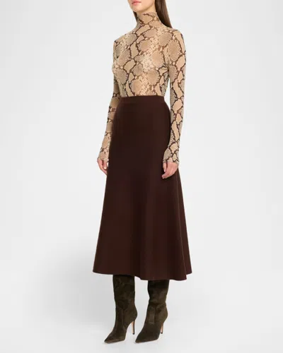 Gianvito Rossi Hansen Suede Pointed-toe Knee Boots In Green