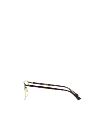 Gucci Eyewear Rectangular Frame Glasses In Black