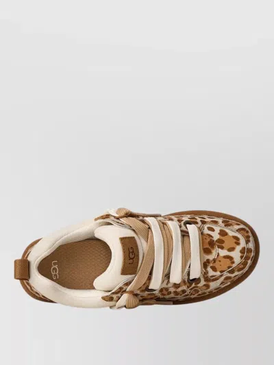 Ugg Leather Low-top Sneakers In Multi