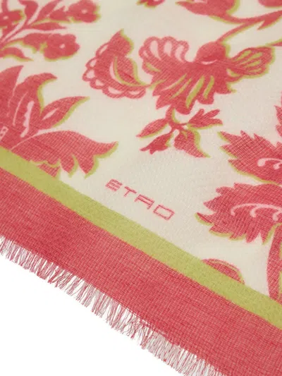 Etro フローラル スカーフ In Neutral