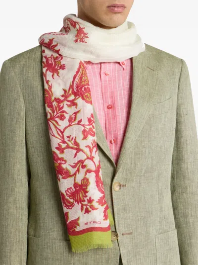 Etro フローラル スカーフ In Neutral
