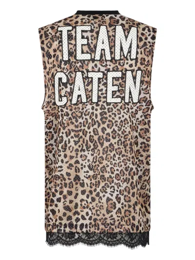 Dsquared2 レーストリム ノースリーブ トランク In Brown