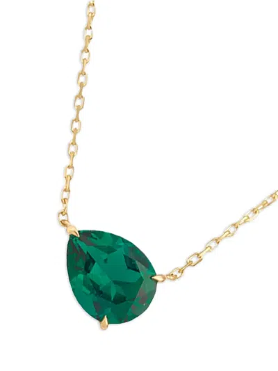 Persée Iris エメラルド ネックレス 9kイエローゴールド In Gold