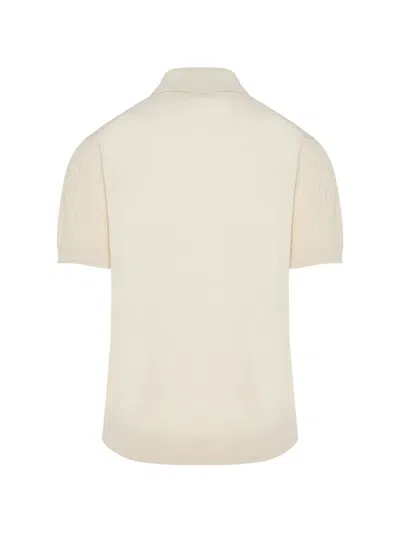 Corneliani Pima Ribbed Sweater In Neutral
