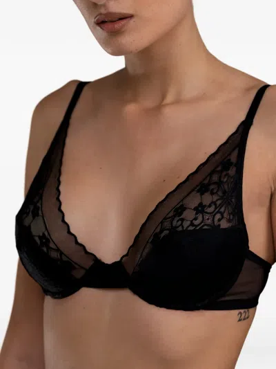 Ame.m レースブラ In Black