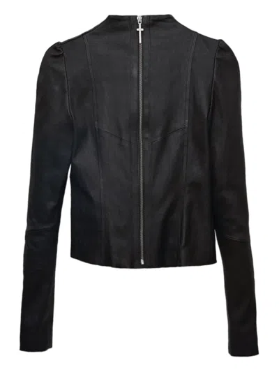 Ame.m モックネック トップ In Brown