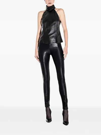 Ame.m タートルネック トップ In Black