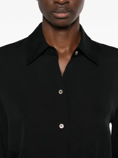 Vince ボタン シャツ In Black