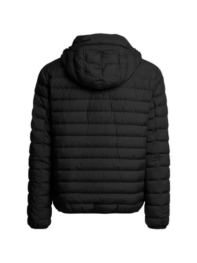 Parajumpers Black Quilted Down Jacket In Black