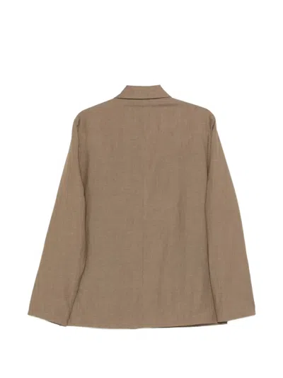 Paul Smith Jacket In Brown