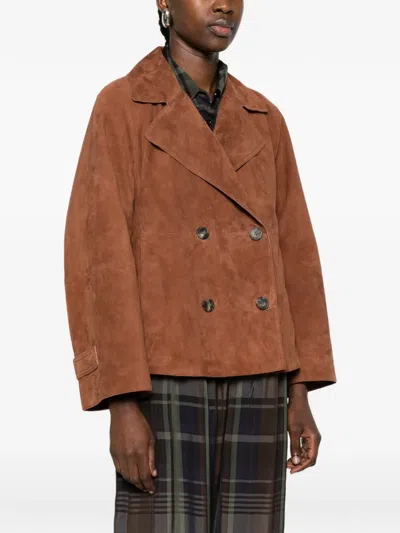 Weekend Max Mara Double-breasted Jacket In Multi