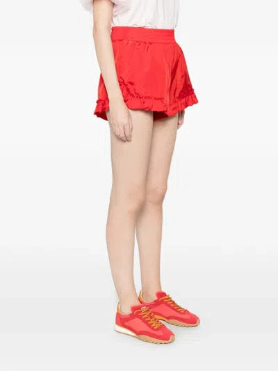 Simone Rocha Ruffled Mini Shorts In Multi