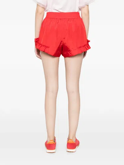 Simone Rocha Ruffled Mini Shorts In Multi