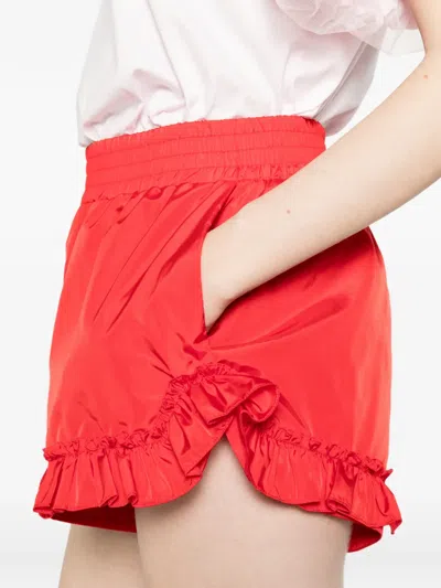 Simone Rocha Ruffled Mini Shorts In Multi