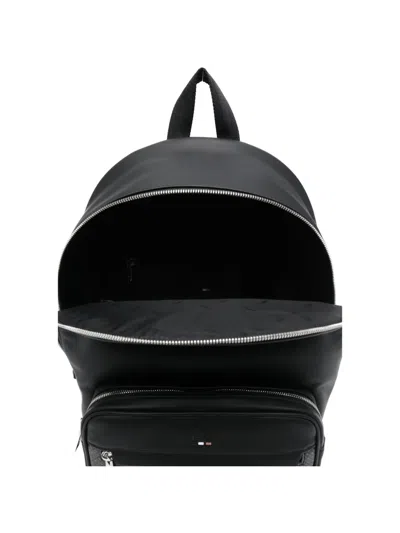 Hugo Boss Boss Monogram Backpack In Black