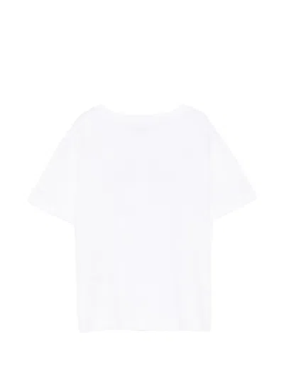 Msgm Logo-detail T-shirt In White