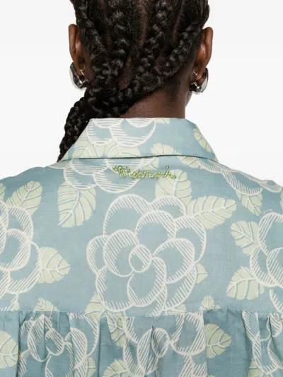 Marni Floral-pattern Shirt In Multi