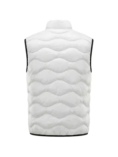 Blauer White Polyamide Sleveless Jacket In Multi