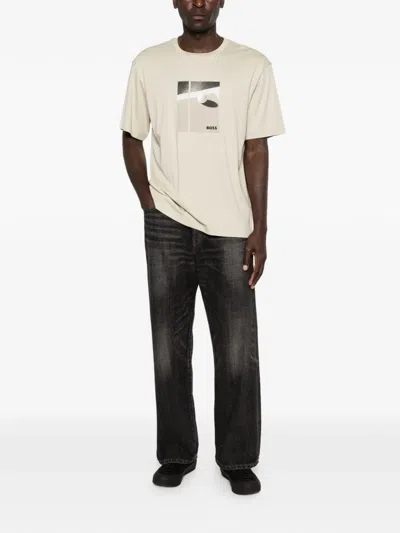 Hugo Boss Graphic-print T-shirt In Multi