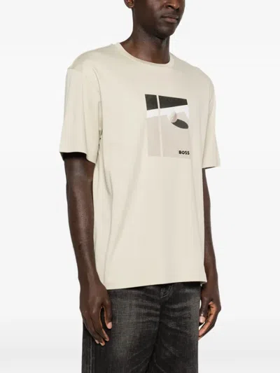 Hugo Boss Graphic-print T-shirt In Multi