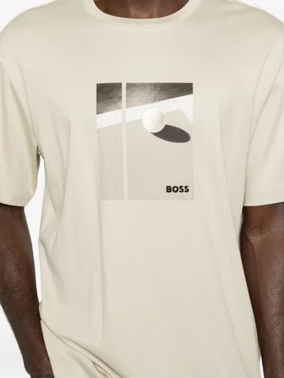 Hugo Boss Graphic-print T-shirt In Multi