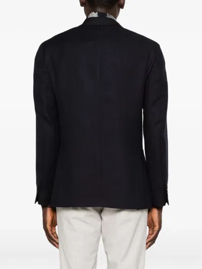 Lardini Blazer With Patch Pockets In Black