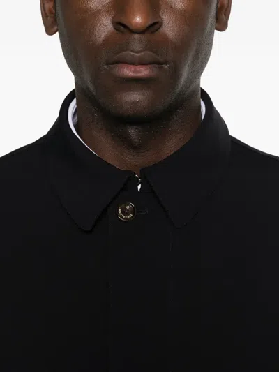 Montecore Single-breasted Coat In Black