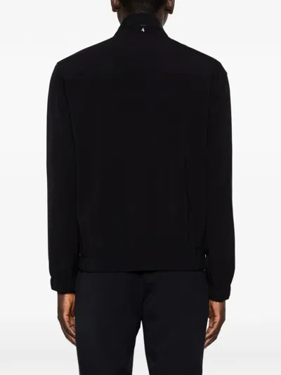 Montecore Zip-up Side.pocket Jacket In Black